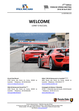 Porsche Spring Meeting 2017 - Porsche Club 911 Classic France