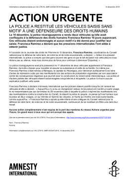 LA POLICE A RESTITUÉ LES VÉHICULES SAISIS SANS MOTIF À