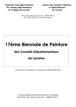 Télécharger la brochure - Conseil Général de Moselle