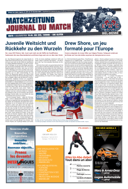 matchzeitung journal du match