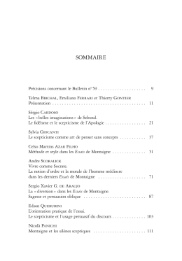 SOMMAIRE - Classiques Garnier