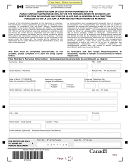 PWGSC-TPSGC 2347-18 - Certification of Lock