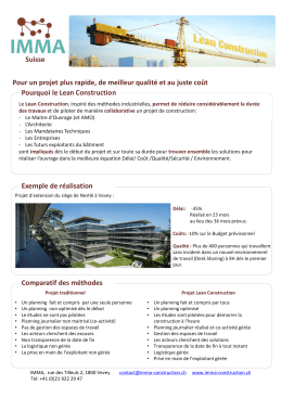 Notre brochure