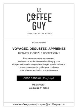 voyagez, dégustez, apprenez