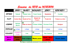 Menus du 12 au 16.12 - Mairie de Saint Priest en Jarez