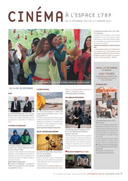 T&eacute;l&eacute;charger (pdf - 419 Ko) - Site Officiel de la ville de Saint-Ouen