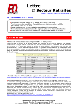 A valider_Lettre@FO Retraites_N°118 du 15