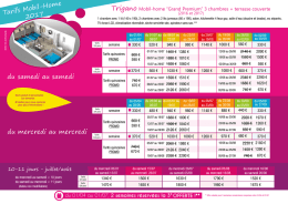 Tarifs 2017 - Camping Atlantique Parc
