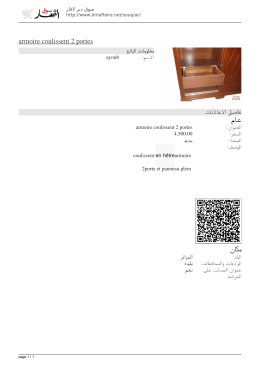 armoire coulissent 2 portes