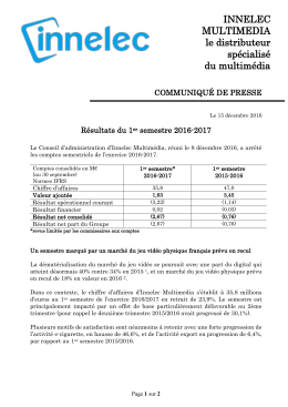 INNELEC MULTIMEDIA le distributeur spécialisé du multimédia