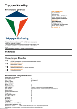 Triptyque Marketing