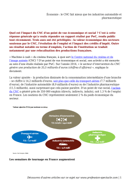 &Eacute;conomie - Profession Spectacle
