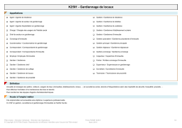 Fiche Rome - K2501 - Gardiennage de locaux