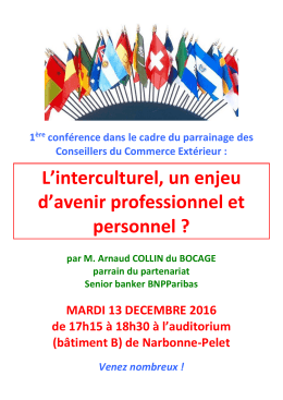 Affiche 1&egrave;re conf&eacute;rence CCE