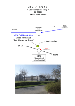 plan acces site CFA CFPPA VIRE photo