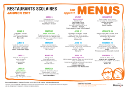 menu janvier - Ville de Besançon