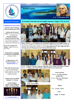 Oceania Bulletin No 33 11-12-16_FRENCH (1).pub