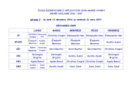 ÉCOLE ÉLÉMENTAIRE D`APPLICATION JEAN