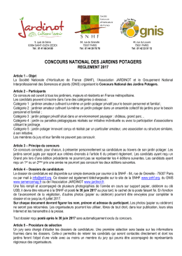 Consulter le r&egrave;glement