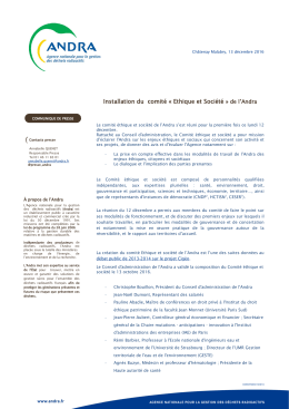Lire le communiqu&eacute; de presse