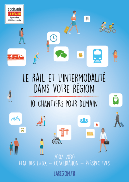 La plaquette « Le rail et l`intermodalité dans votre région