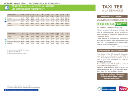 16 TAXIS TER 11/12/2016 au 20/03/2017 - Ligne