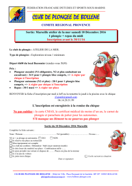 Inscription sortie du 10 d&eacute;cembre