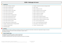 Fiche Rome - K2204 - Nettoyage de locaux