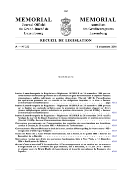 Communications électroniques