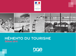 mémento du tourisme - (DGE) | Direction Générale des Entreprises