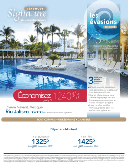 Les évasions du mardi au Riu Jalisco