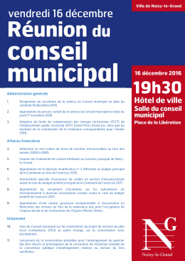 vendredi 16 décembre 2016 - Ville de Noisy-le