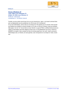Forum: Windows 10