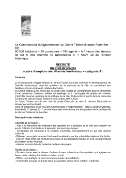Chef de projet Cit&eacute;lab