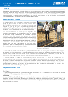 cameroon: weekly notes