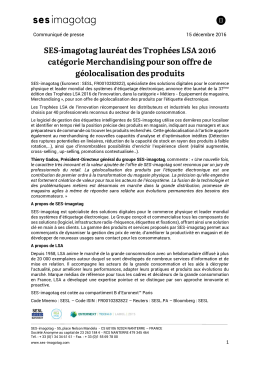 Communiqué de presse 15 décembre 2016