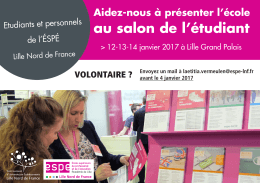 au salon de l`étudiant