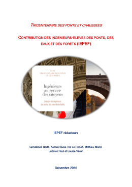 tricentenaire des ponts et chaussees