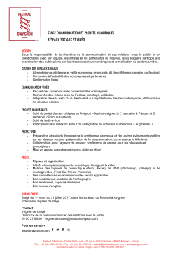 télécharger la fiche de poste