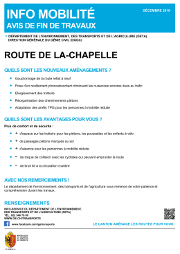 info mobilité