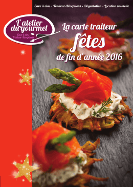 sp&eacute;ciale f&ecirc;tes de fin d`ann&eacute;e 2016