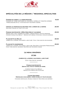 Sp&eacute;cialit&eacute;s r&eacute;gionales