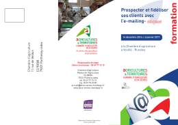 formation - Chambre d`Agriculture des Deux