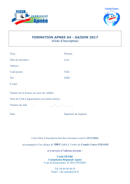 Fiche inscription formation A4