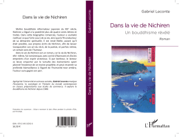 Dans la vie de Nichiren