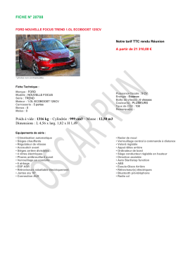 ford nouvelle focus trend 1.ol ecoboost 125cv