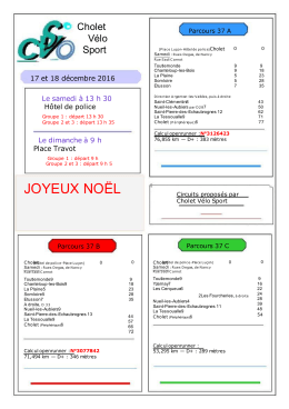 Samedi 17 et Dimanche 18 décembre