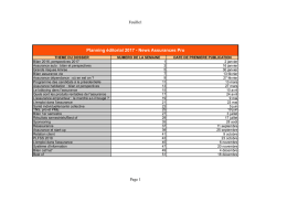 planning éditorial 2017