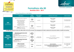 Lien vers les dates &agrave; retenir