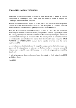 article - Comité de Bridge de Champagne